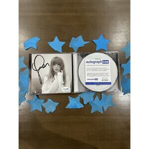 Taylor Swift AUTOGRAPHED The Tortured Poets Department Signed CD w/ COA SC79248